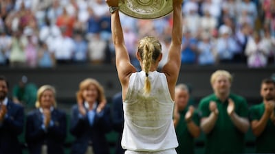 Angelique Kerber has won the Australian Open, Wimbledon and US Open singles titles. Neil Hall / EPA