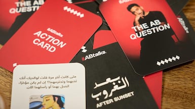 After Sunset encourages table conversation and connection through a series of questions and prompts. Photo: Amazon AE