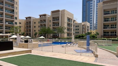 The community play area by Dr Hassan's apartment