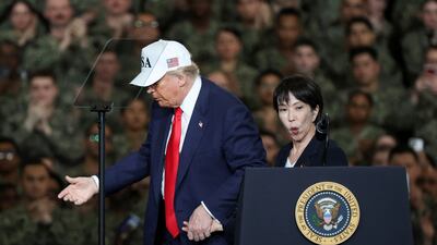 Mr Trump said Ms Takaichi's role as Japan’s first woman prime minister was a 'big deal'. Reuters
