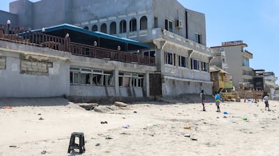 At least 32 people were killed in a bombing and gun attack at the Beach View Hotel in Mogadishu on Friday. EPA