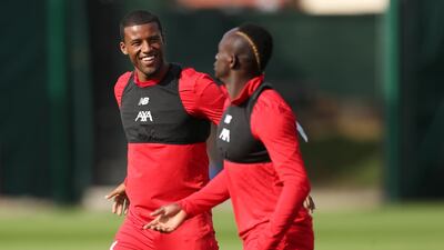 Liverpool's Georginio Wijnaldum and Sadio Mane. Reuters