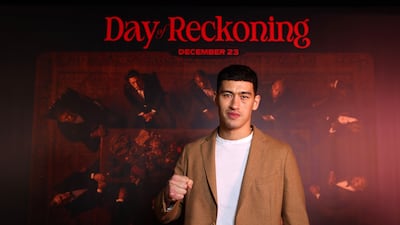 Dmitry Bivol arrives ahead of the Day of Reckoning. Getty Images