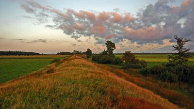 The Crooked Wall at the archaeological border complex of Danevirke, Germany. Rainer Heidenreich / EPA