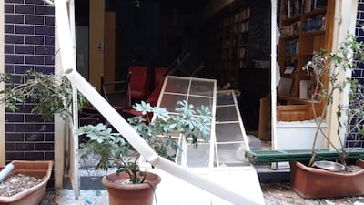 Aaliya's Books rebuilt from the Beirut blast but later had to close under severe economic pressure. Photo: Mr Dobson