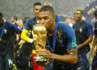 Kylian Mbappe exploded on the international scene by starring in France's 2018 World Cup triumph in Russia. AFP