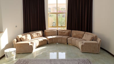 The living room area