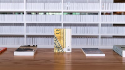 Iraqi-born artist and faculty member at NYU Tisch School of the Arts Wafaa Bilal aims to stock Baghdad's libraries with more than 3,000 art books. Photo: Reem Mohammed/The National