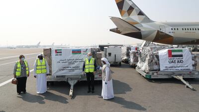 The UAE sent an aid plane carrying 10.5 tonnes of medical supplies to Azerbaijan to bolster the country’s efforts to curb the spread of Covid-19. Wam