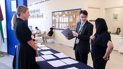Teachers prepare to receive students