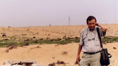 Despite his scholarly achievements, Professor Ernie Haerinck remained accessible to his students. Courtesy Peter Magee