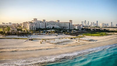 The St. Regis Saadiyat Island resort in Abu Dhabi. Alpha Dhabi Holding assumed ownership of Murban assets including St Regis at Saadiyat, Al Wathba Luxury Collection Desert Resorts and the Le Noir Café brand in May.