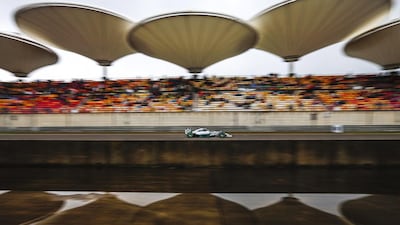 Lewis Hamilton of Mercedes AMG GP in action during qualifying ahead of the Chinese Formula One Grand Prix at the Shanghai International circuit in Shanghai, China. Diego Azubel / EPA