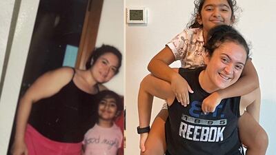 Mai Hamed, before and after weight loss.