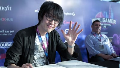 Japanese artist Shimadoriu attends GirlGamer in Dubai. Victor Besa / The National