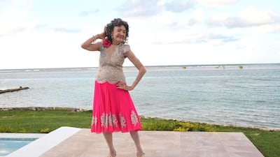 Tao Porchon-Lynch in Montego Bay, Jamaica. Photo by Teresa Kay-Aba Kennedy