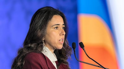 Lana Nusseibeh, the UAE's Ambassador to the UN, says the world should come together to safeguard children caught in the crossfire of conflict. Christopher Pike / The National