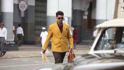 The renowned Bollywood filmmaker Karan Johar plays a scheming businessman in Bombay Velvet, which he says is his ‘first proper foray into acting’. Courtesy Empire International Gulf and Fox Star India