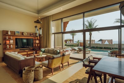 Naama Beach Villas each come with their own swimming pool, landscaped garden and dedicated butler. Photo: Naama Beach Villas & Spa