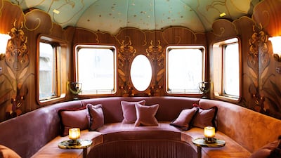 Celia, the British Pullman Carriage by Baz Luhrmann and Catherine Martin. Photo: Belmond