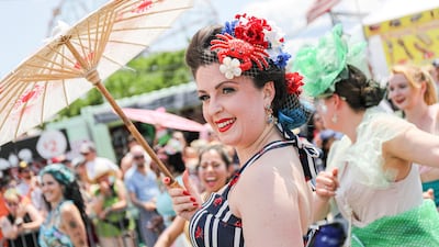 Participants take part in 37th Annual Mermaid Parade In the Coney Island section of Brooklyn in New York, U.S., June 22, 2019. Photo: Reuters