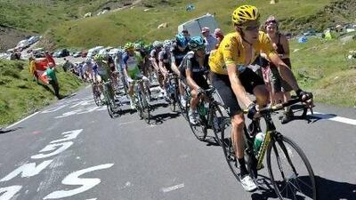 There have been fans on the side of the road, but the support back home in the UK has been minimal according to our columnist. Bradley Wiggins looks set to win the Tour de France and be the first Briton in more than a century to take the Yellow Jersey home.