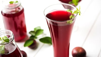 Kokum sharbat, made without coconut milk, is another cool option for the summer.