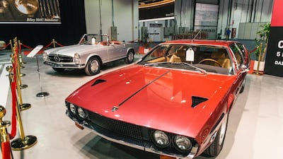 A 1973 Lamborghini Espada on display at the opening night of the Dubai International Motor Show. Alex Atack for The National