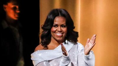 US Former First Lady Michelle Obama in Chicago, Illinois, USA, on November 13, 2018. Obama was kicking off her 10-city book tour for her book 'Becoming'. EPA