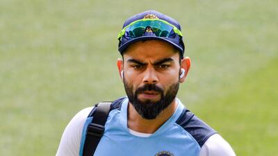 India's captain Virat Kohli leaves after a training session at the Adelaide Oval. AFP