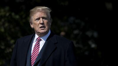 The world is watching what US President Donald Trump decides to do in Syria. Eric Thayer / Bloomberg