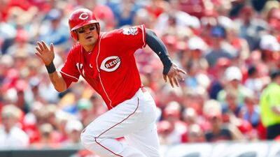 Choo Shin-soo of the Cincinnati Reds runs the bases in the fifth inning against the Los Angeles Dodgers at Great American Ball Park on September 7, 2013, in Cincinnati, Ohio. Michael Hickey / Getty Images