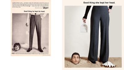 Some of the disturbing ads set in the domestic sphere make light of violence against women. Photography Eli Rezkallah, produced by Plastik Studios 2018