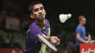 World No 6 Kidambi Srikanth of India is expecting to feature in the season-ending Dubai World Superseries Finals in December. Getty Images