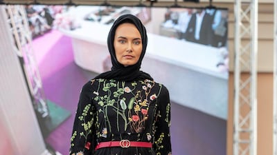 A look by Niswa Fashion, United States. Photo: Antonie Robertson / The National