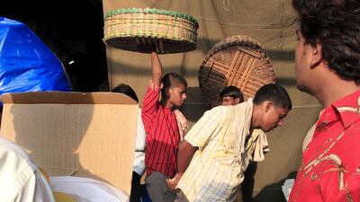 Crawford Market houses several wholesale outlets of fruits, vegetables and poultry items. Subhash Sharma for The National