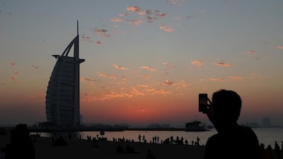 A view of Dubai's Burj Al Arab. The 2019 budget includes an allocation of Dh9.2bn specifically for infrastructure projects. Reuters