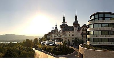 Built in 1899, the Dolder Grand Hotel near Zurich was extensively renovated in 2004 and has views over Lake Zurich and the Alps.