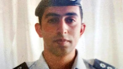 The Jordanian pilot Maaz Al Kassesbeh was captured by ISIL after his plane crashed near the Syrian city of Raqqa on December 24, 2014. Jordan News Agency / EPA