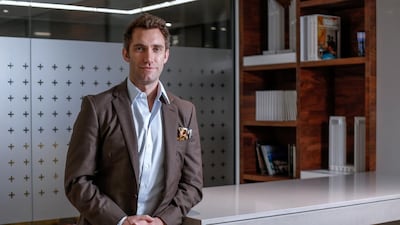 Steven Charlton says spending time with existing or potential clients is very important for him. Victor Besa for The National