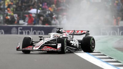 Haas driver Kevin Magnussen in action. EPA