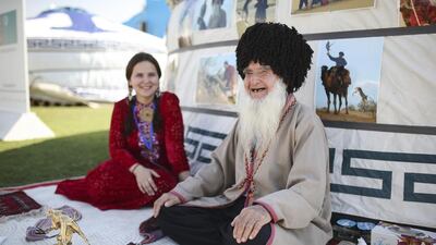 The Turkmenistan tent.