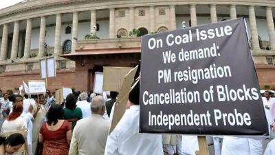 Opposition members of parliament called for the resignation of Manmohan Singh, the prime minister, over a scandal involving coal allocation. Protests of this nature hobbled the monsoon session of parliamentary proceedings in India.