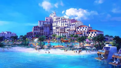 Rendering of the Heart of Europe project in The World Islands, Dubai. Courtesy Kleindienst Group