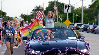 Debbie Wasserman Schultz, a Democratic congresswoman, was banned by Moscow. AP