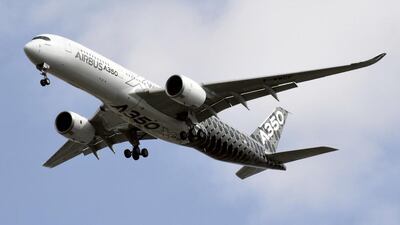 The Airbus long-haul plane A350 XWB comes in three sizes and competes both with the Boeing 777 and the smaller 787 Dreamliner. Pascal Pavani / AFP