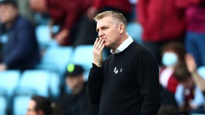 Dean Smith guided Aston Villa to Premier League promotion in his first season and kept the club in the top flight. Reuters