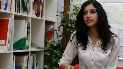 The civil engineering graduate Hiba Abdel Jaber, 21, a Jordanian who was born and raised in Dubai, is to pursue a master's degree at Princeton University in the US. She said leaving her family will be the hardest part. Jeffrey E Biteng / The National