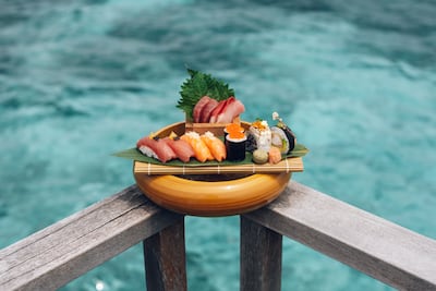 Fresh seafood is a dining highlight across the resort. Photo: Huvafen Fushi