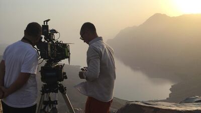 On the set of Scales. Courtesy Image Nation Abu Dhabi